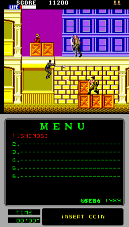 Shinobi (Mega-Tech, SMS based) Screenshot 1